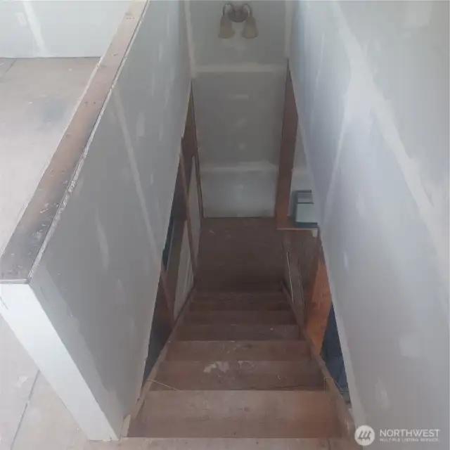 Stairway to loft area