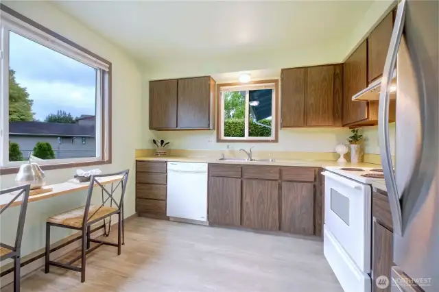 Unit B kitchen