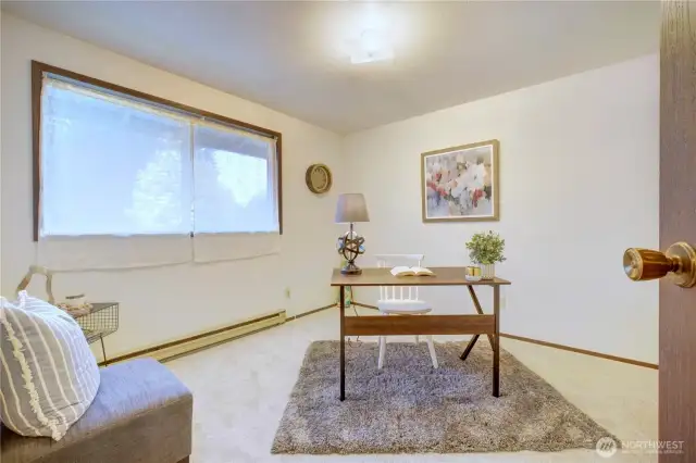 Unit B 2nd bedroom/ home office or media room