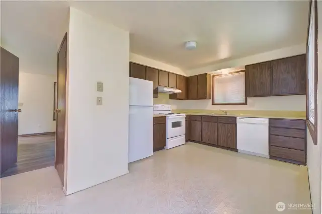 Unit A kitchen