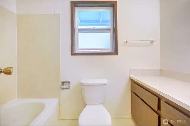 Unit A upstairs full bath