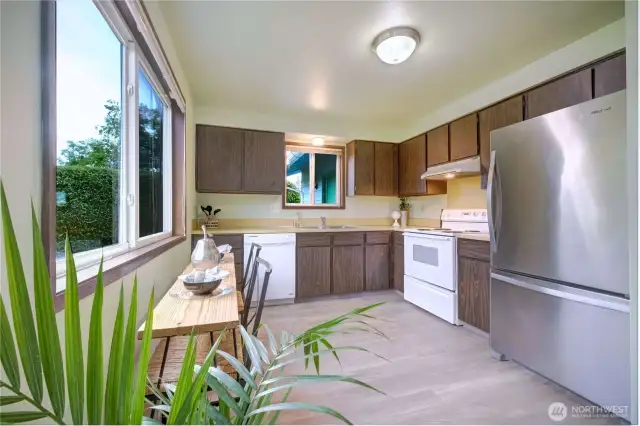Unit B kitchen
