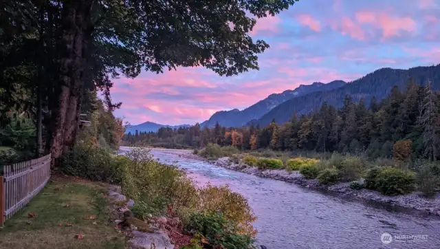 Stunning sunsets. Life is GREAT on the river!
