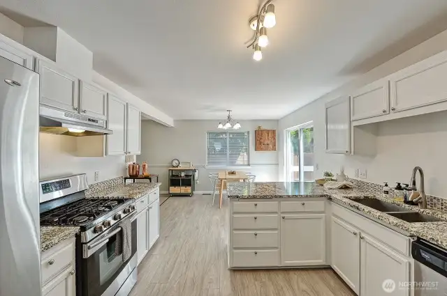 Kitchen and dining space