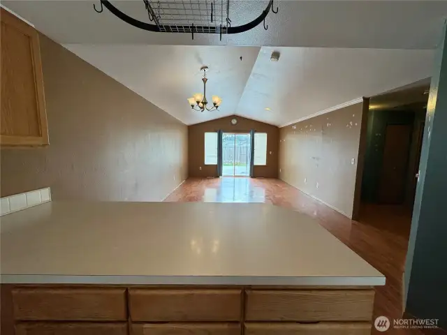 Living room from kitchen...