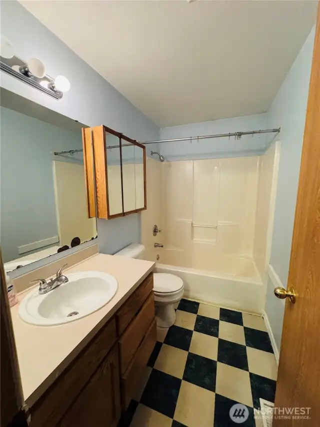 Main bath...