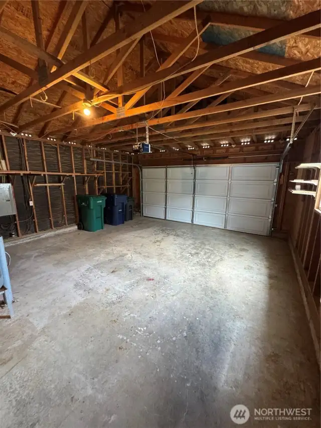 Two car garage...