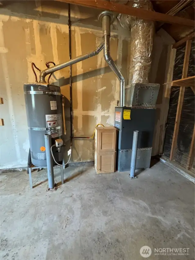 2025 new furnace and 2024 hot water tank...