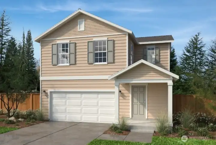 Elevation A, not of actual home