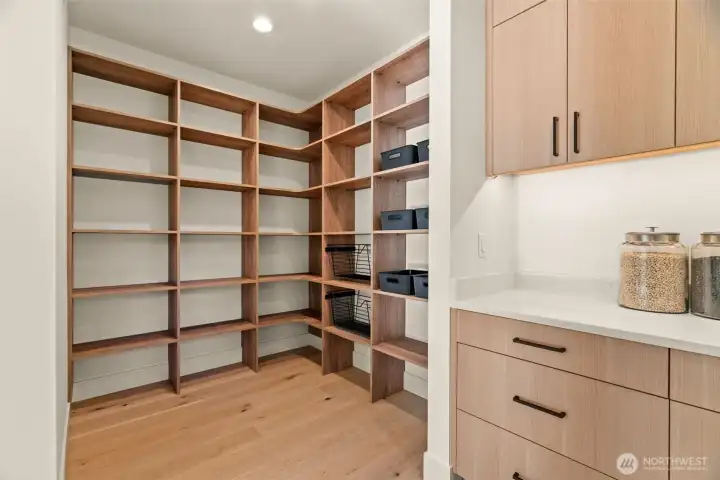 Enormous pantry with Scullery Section