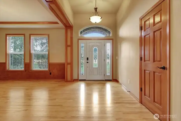 Hardwood floors throughout