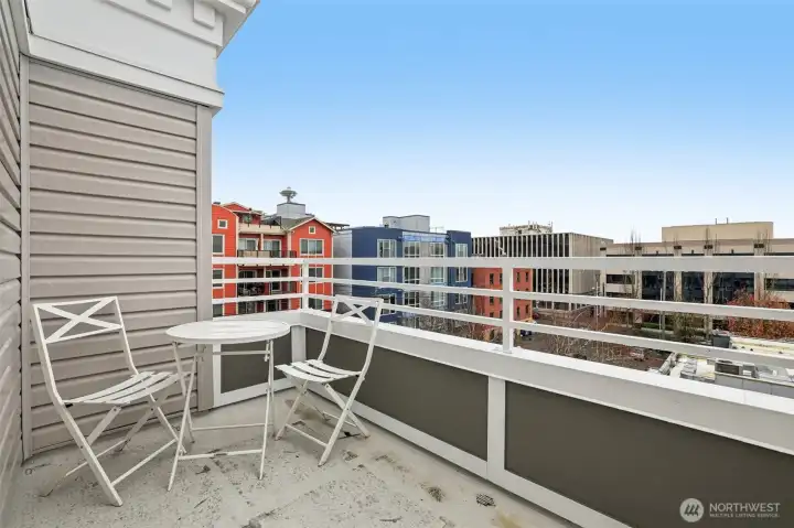 Sip morning coffee on your private balcony while the city comes to life around you, or take in incredible sunsets right from the comfort of your own home!