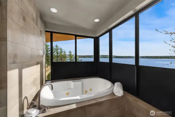 En suite bathroom