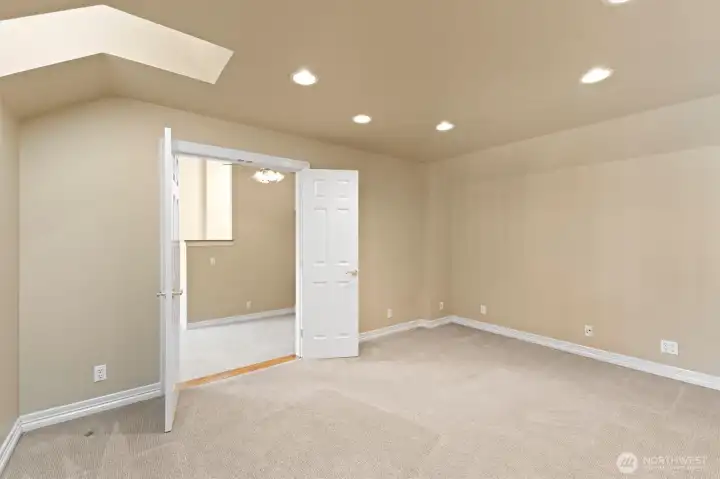 Loft, looking back toward flex space/den.