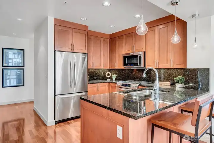 Chef's Kitchen with gas range