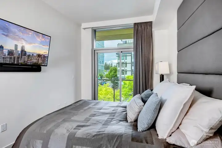 Blackout drapes and roller shades