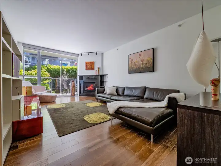 Seamless architectural transitions make this sophisticated open layout perfect for high-end entertaining.