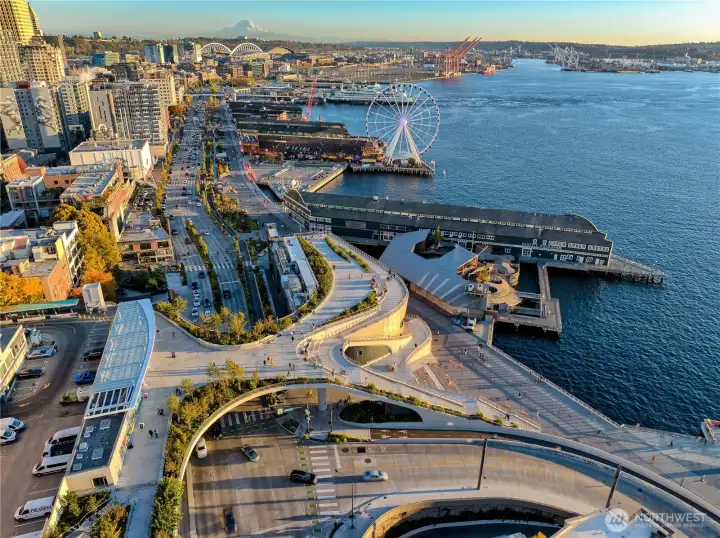 Steps from the brand-new multi-million dollar Overlook Walk, seamlessly connecting your front door straight to the waterfront.