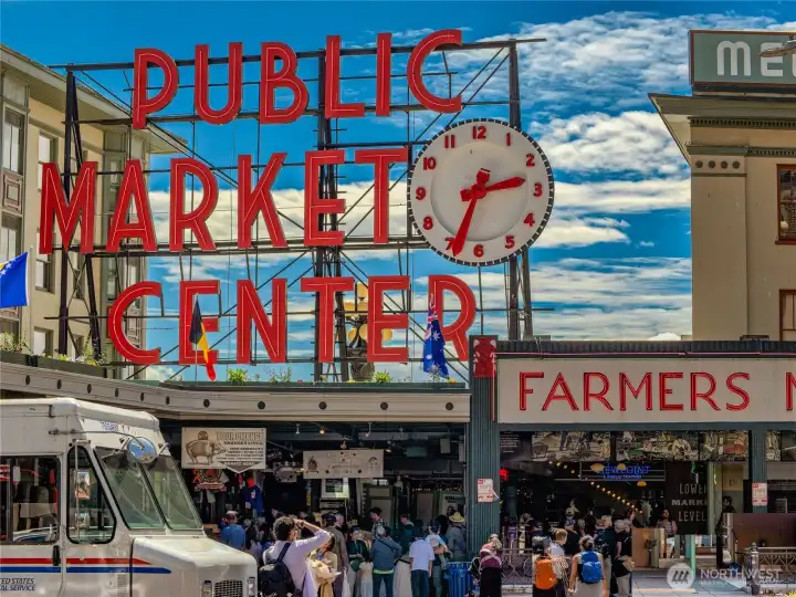 Pike Place Market is practically your farmers market; fresh, legendary, and a few blocks from your door