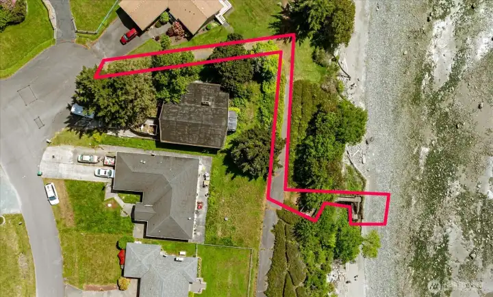 Community beach access with private gate.