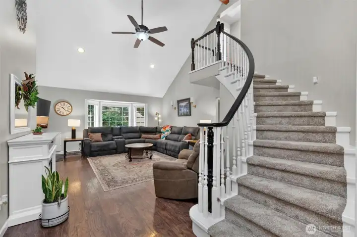 Curved Staircas