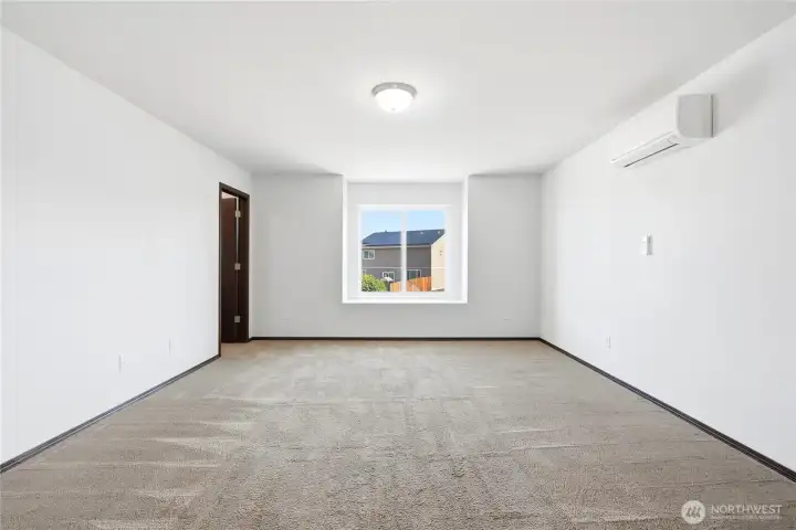 BR 2 is very large with walk-in closet