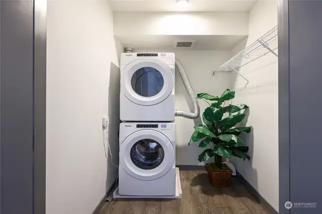 spacious laundry room
