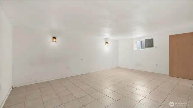 finished basement/bedroom