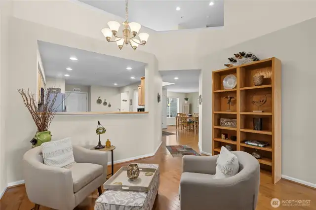 Great space for visiting or reading.