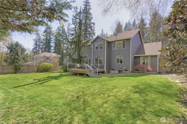 Lots of space to play and relax on your over 18,000 sq. ft lot