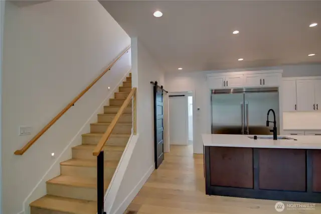 Upstairs to the Den / Office
