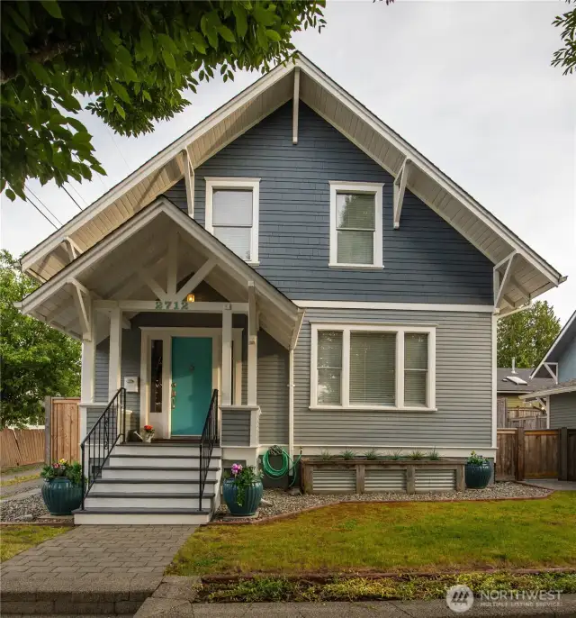 Welcome to this charming turn-of-the-century craftsman home, with tasteful updates and modern convenience, yet enhancing the beauty and character of the era.