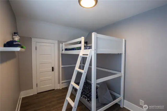 Bedroom #2 with generous closet.
