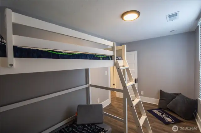 Looking from the closet to the hallway.