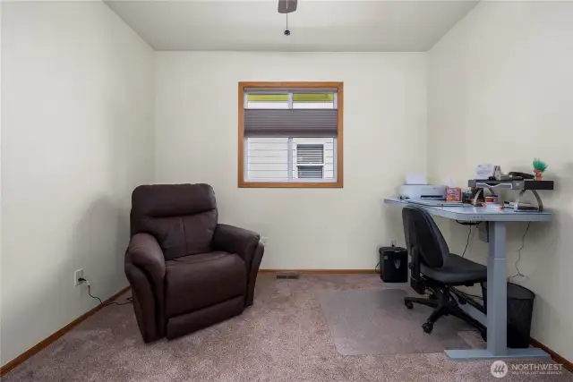 Bedroom #2 currently used as an office