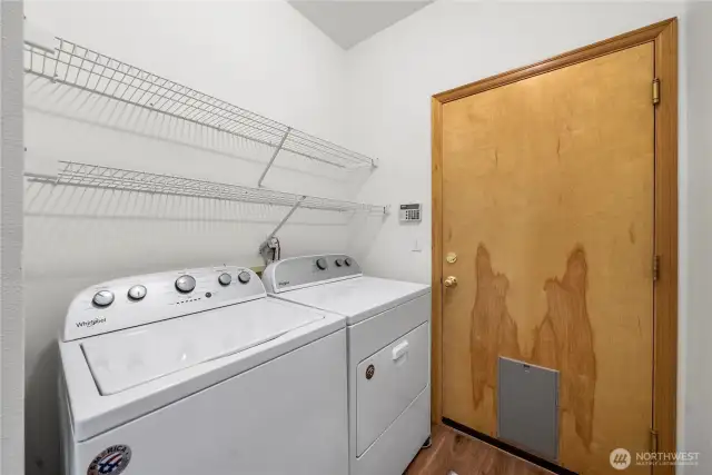 Utility room on the way to the garage