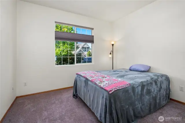 To your left of the front door you'll find bedroom #1