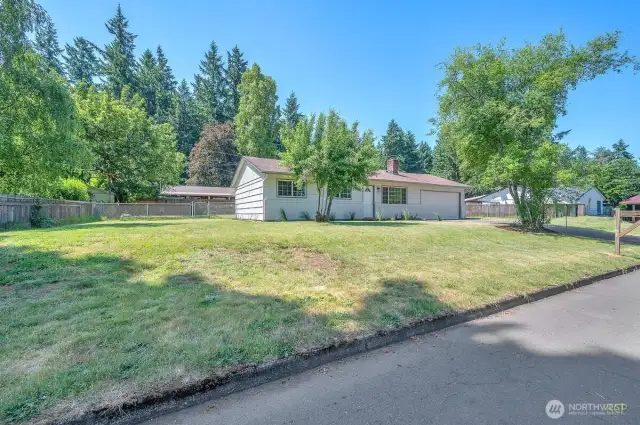 large front yard