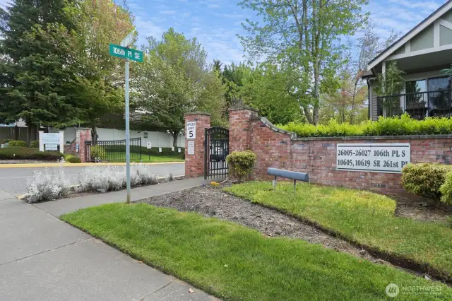 Enjoy the peace of mind living in a secure and gated community.