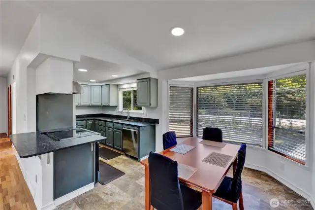 Dining area off updated Kitchen.