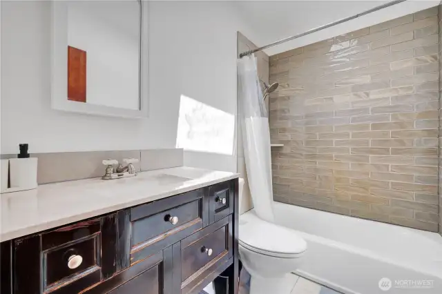 Additional tastefully updated Full Bath