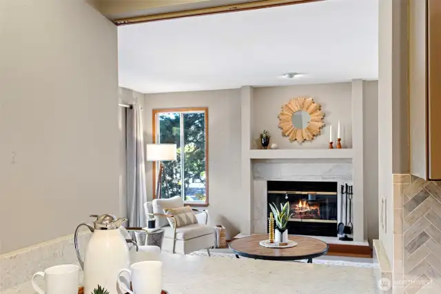 A warm and welcome home with lots of space and light.