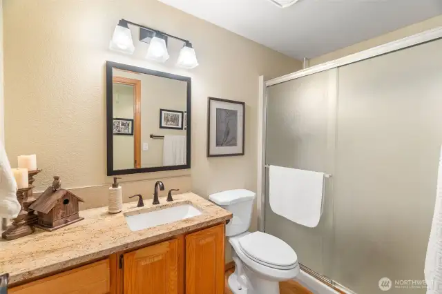 3/4 bath on main level