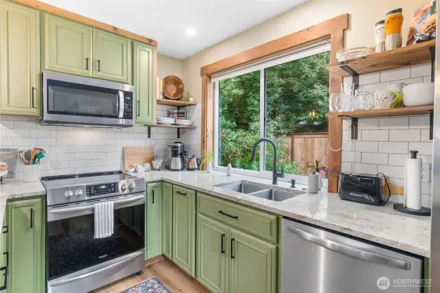 Subway backsplash