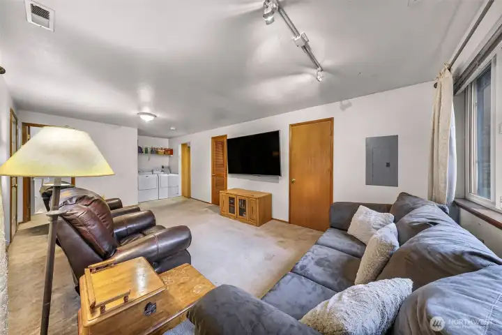 Laundry room in a convenient location