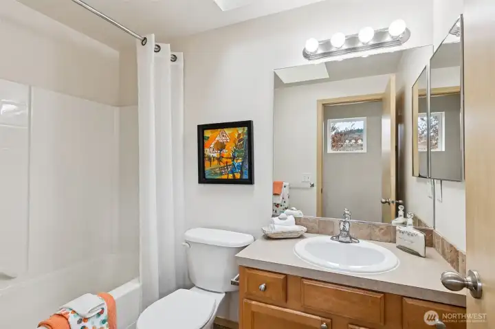 Full bathroom on second floor.