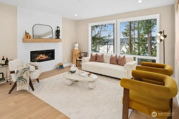 Main Living Area with Fireplace