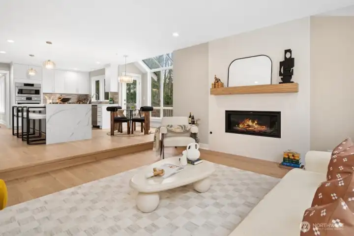 Open Living & Dining