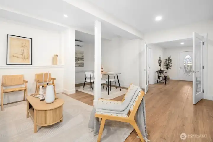 Secondary Living Wing – Living Area