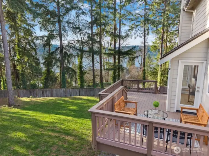 Deck & Garden Views